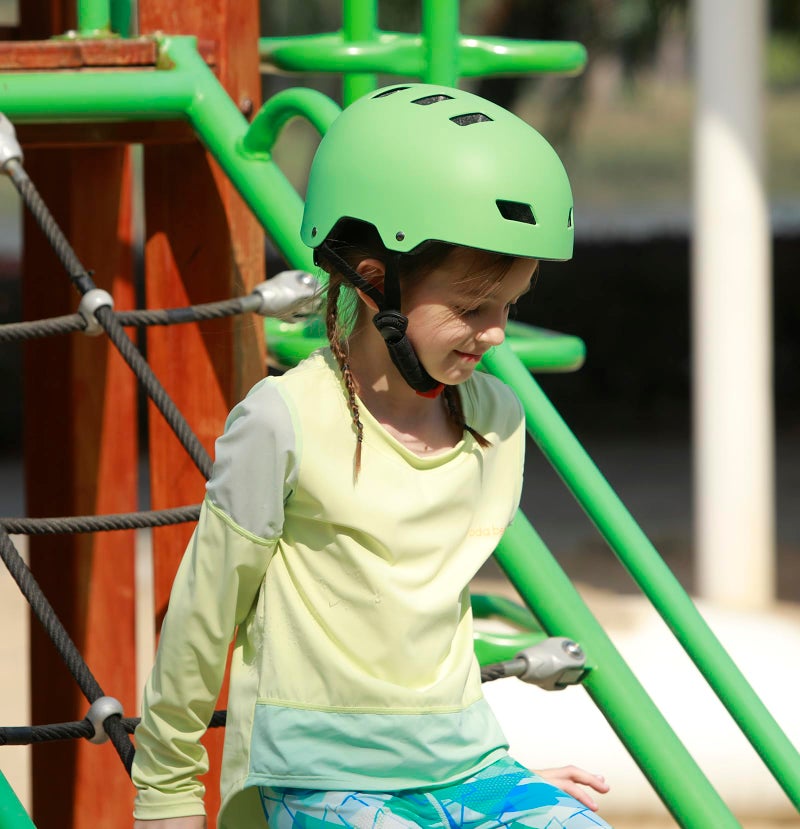 Apusale Bike Skateboard Helmet, Adjustable and Multi-Sport for Skate Scooter, 3 Sizes for Adult Youth Kids Toddler (Mint Green) - Image 2